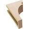 Ekena Millwork 4"W x 8"D x 12"H Classic Yorktown Rough Cedar Woodgrain TimberThane Corbel, Primed Tan CORUR04X08X12YORRCPR - alternate 6